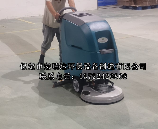 宏瑞達手推式洗地機助力天津脆升升食品有限公司實現(xiàn)清潔新標(biāo)準